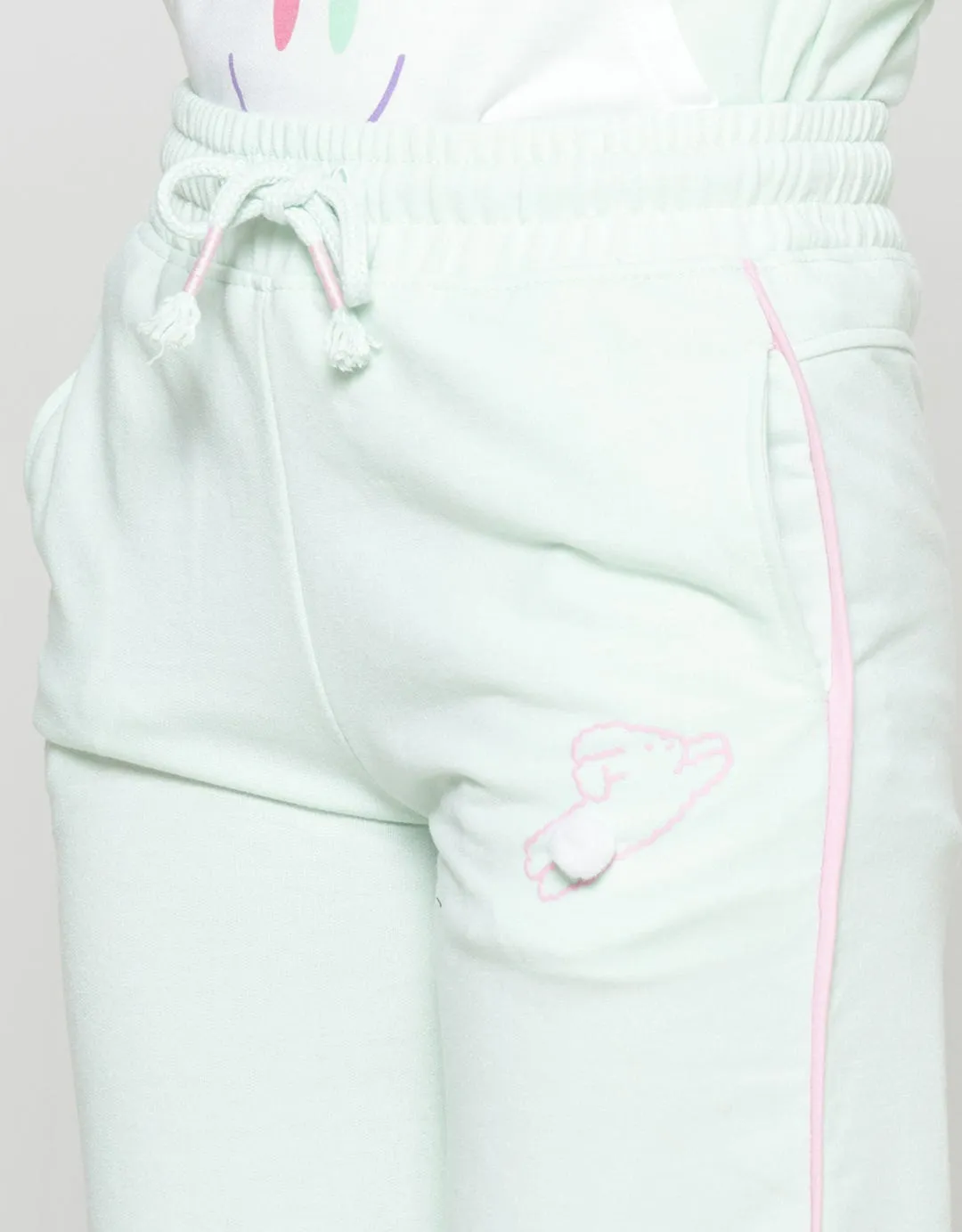 Aero Celana Panjang Wide Leg Piping Stopper Bawah Anak Perempuan