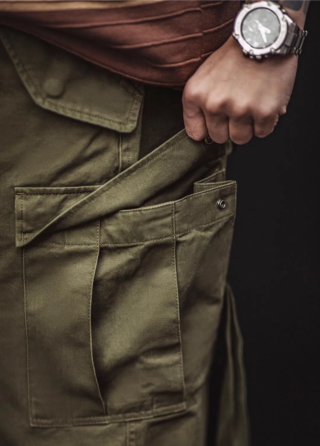 American Retro M51 Multi-Pocket Military Tactical Men's Trousers