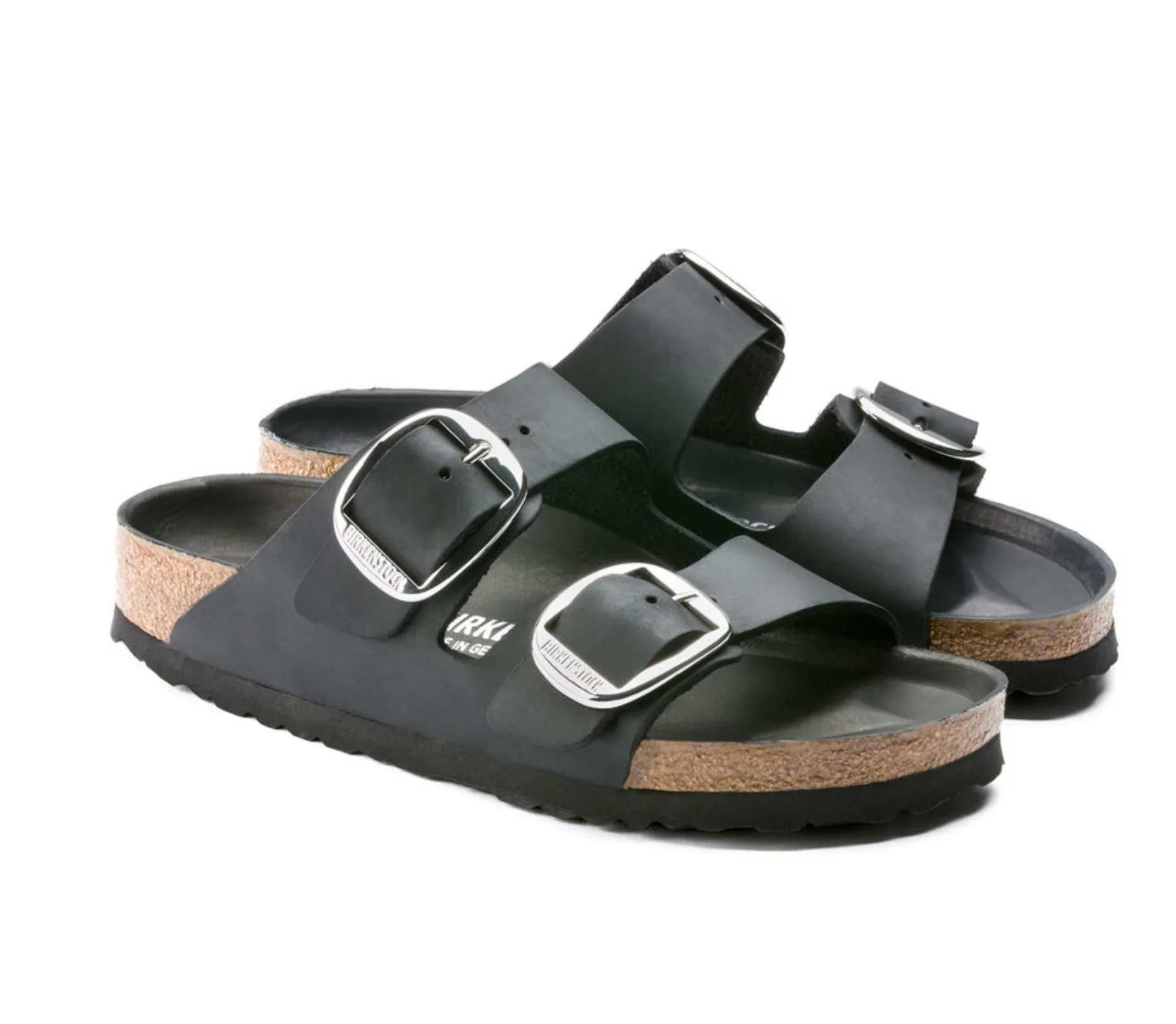 Birkenstocks Arizona Big Buckle - Oiled Leather (Black)