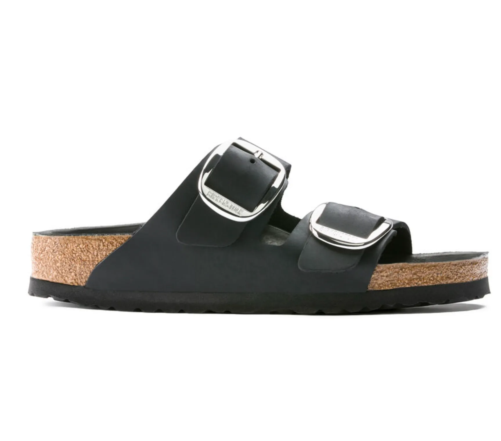 Birkenstocks Arizona Big Buckle - Oiled Leather (Black)
