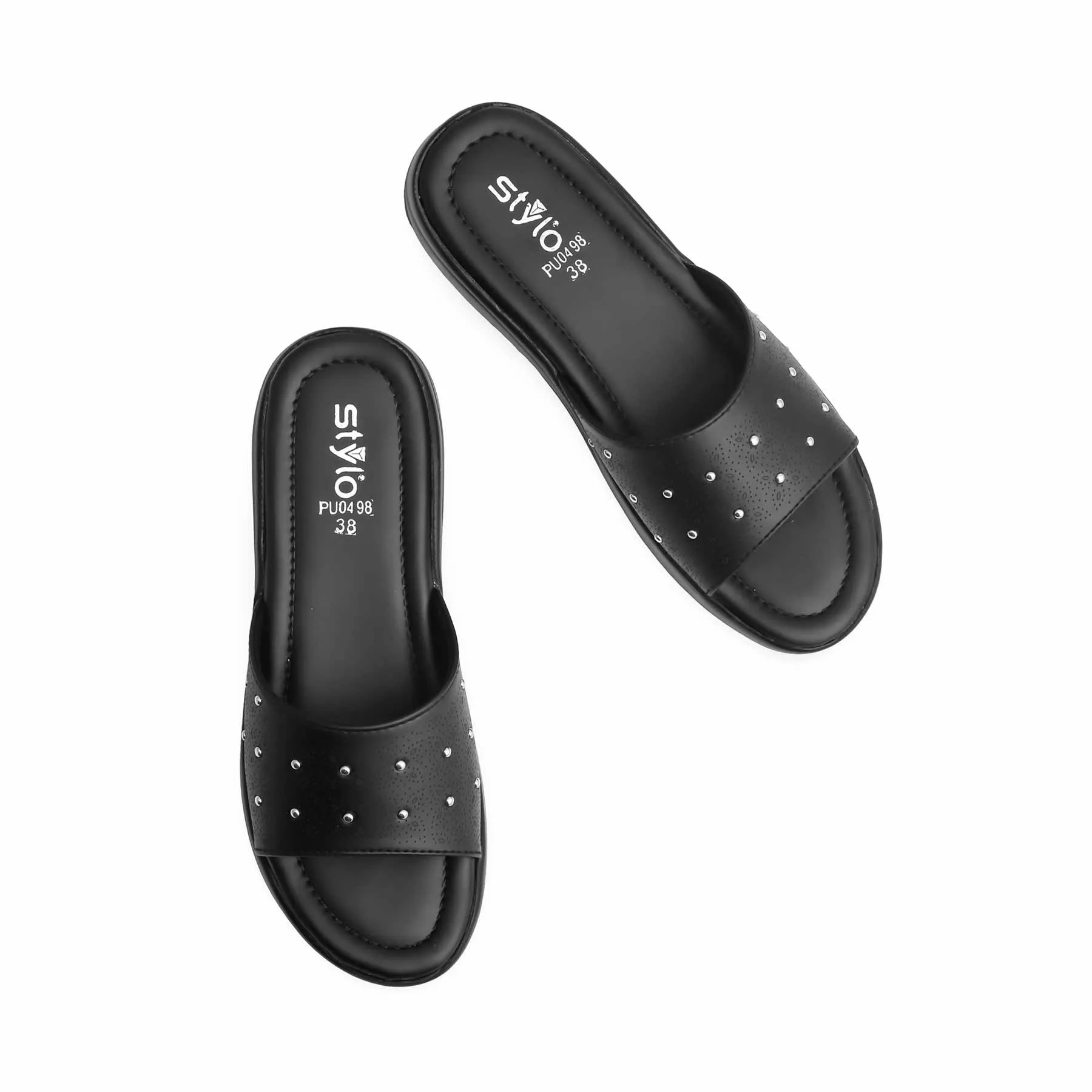Black Formal Slipper PU0498