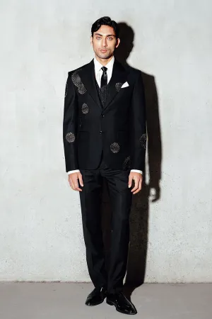 Black Single Breasted Suit