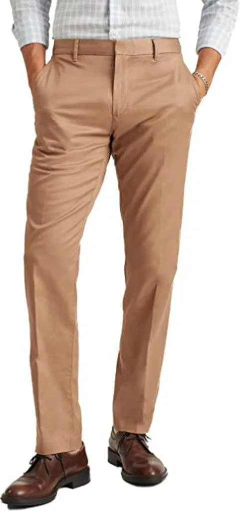 Bonobos Men's Wednesday Tan 40W x 32L Slim Stretch Weekday Warrior Pants