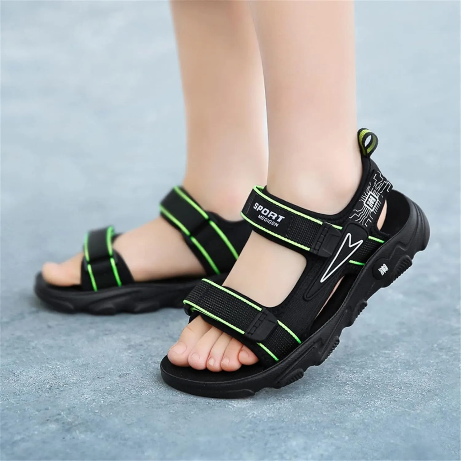 Boys Girls Fashion Athletic Sports Sandals Kids Open-Toe Water Sandals Toddler Outdoor Shoes 2025 Hiking Sneakers