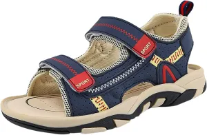 Boys Sport Sandals Open Toe Outdoor Hiking Athletic Walking Shoes for 2025 Kids Fashion Slippers Boys Sneakers