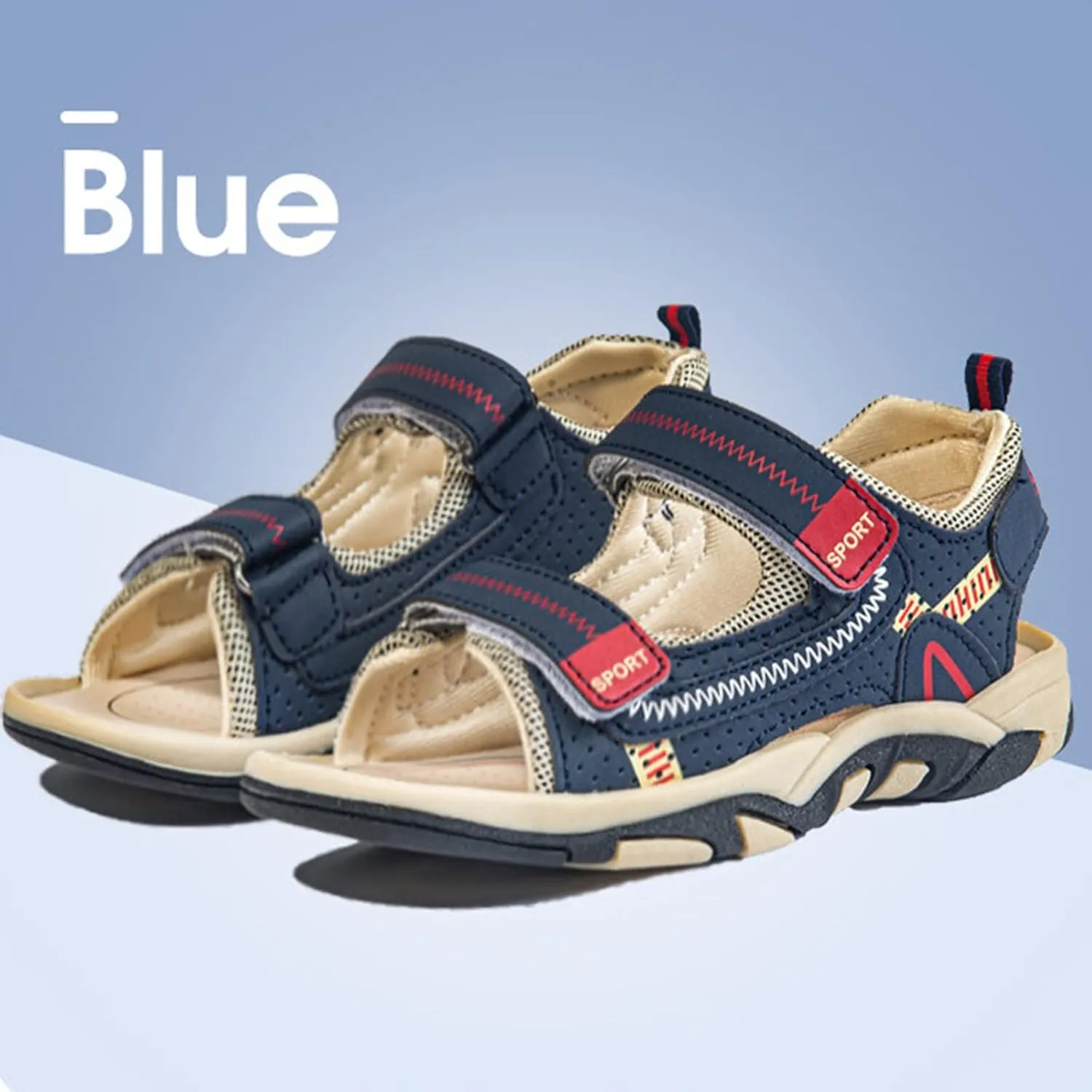 Boys Sport Sandals Open Toe Outdoor Hiking Athletic Walking Shoes for 2025 Kids Fashion Slippers Boys Sneakers