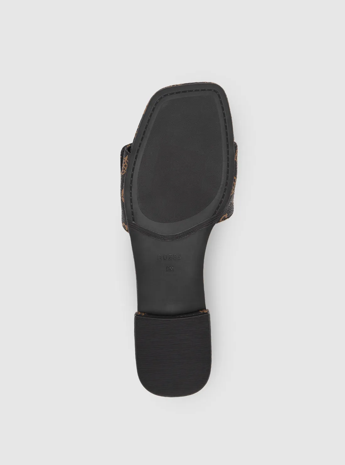 Brown Logo Toco Sandals