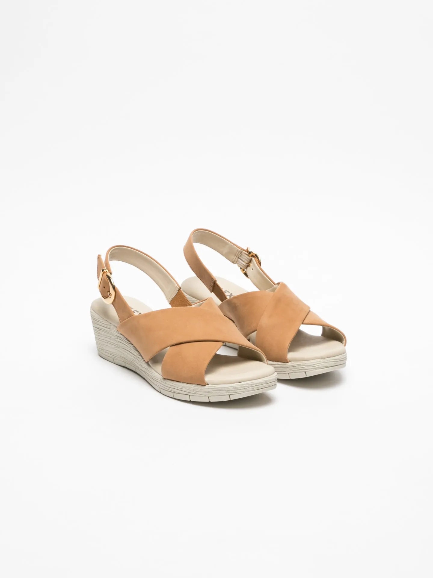 Brown Wedge Sandals