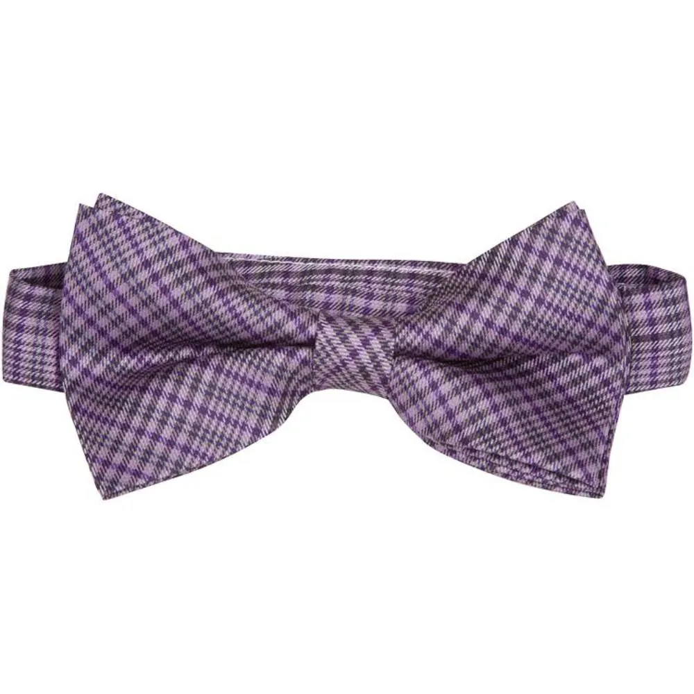 BT-11  Purple, Black and White Plaid