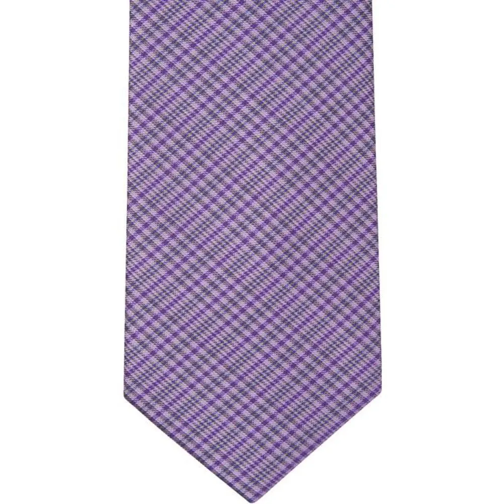 BT-11  Purple, Black and White Plaid