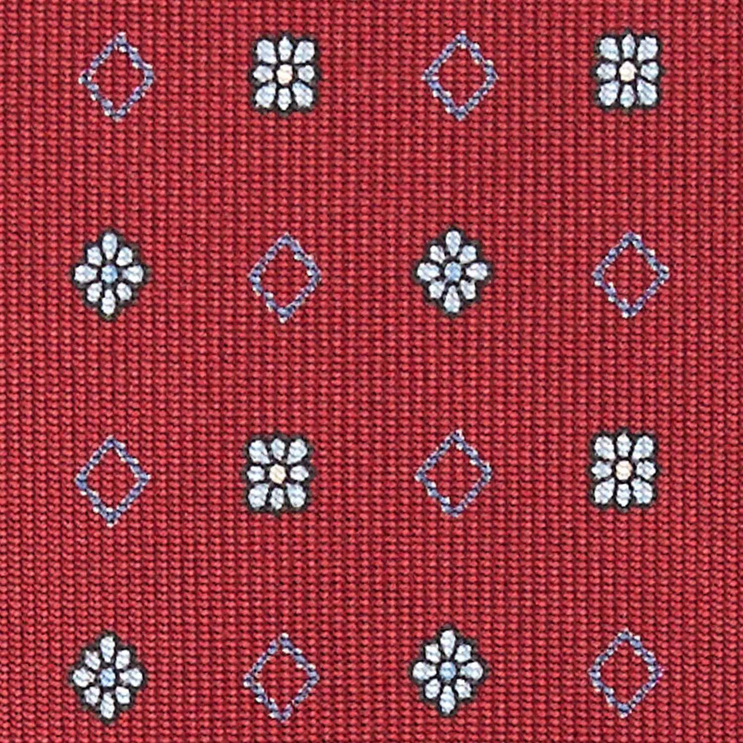 BURGUNDY 7 FOLD SARTORIAL SILK TIE