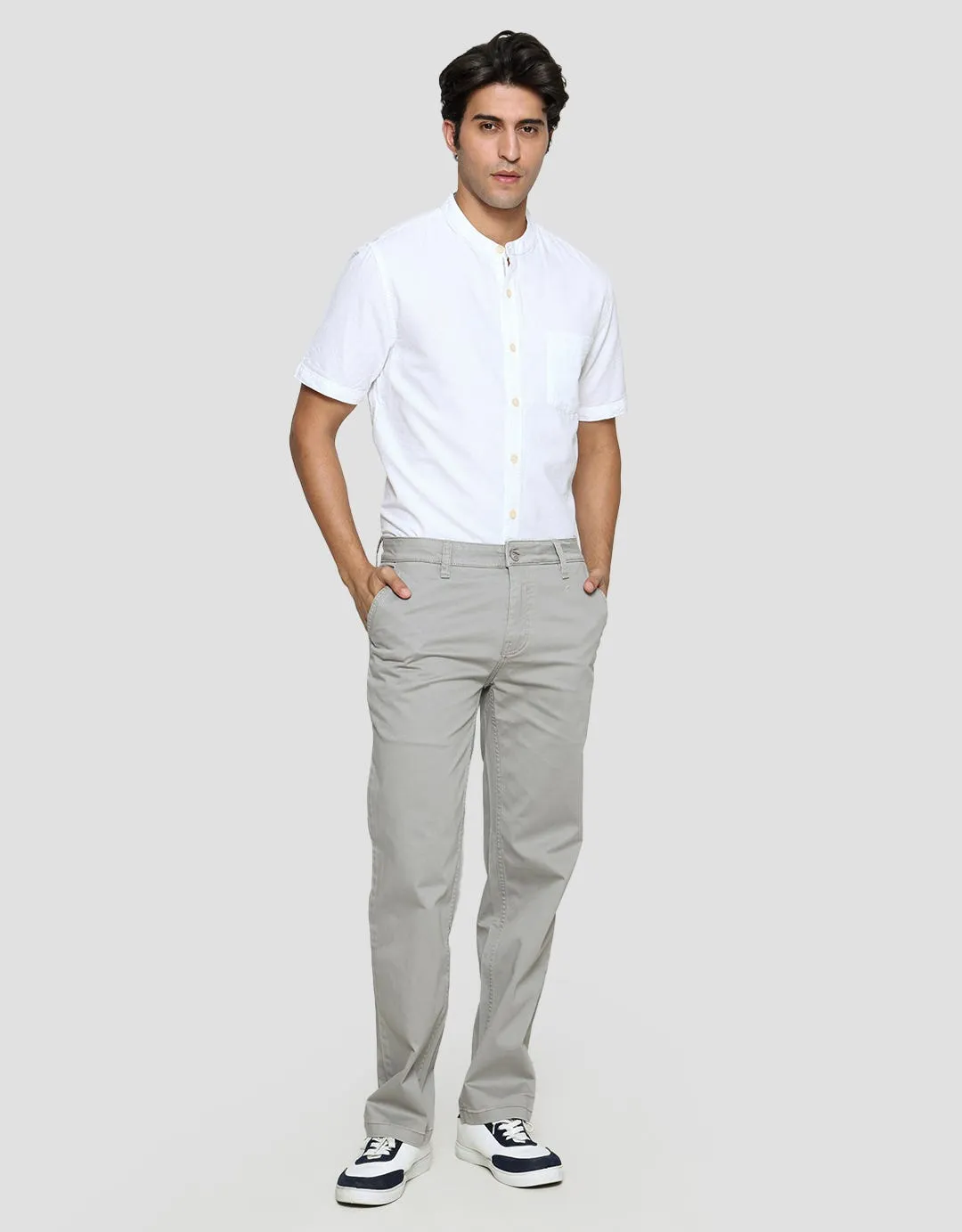 Cardinal Casual Celana Panjang Chinos Fashion Pria