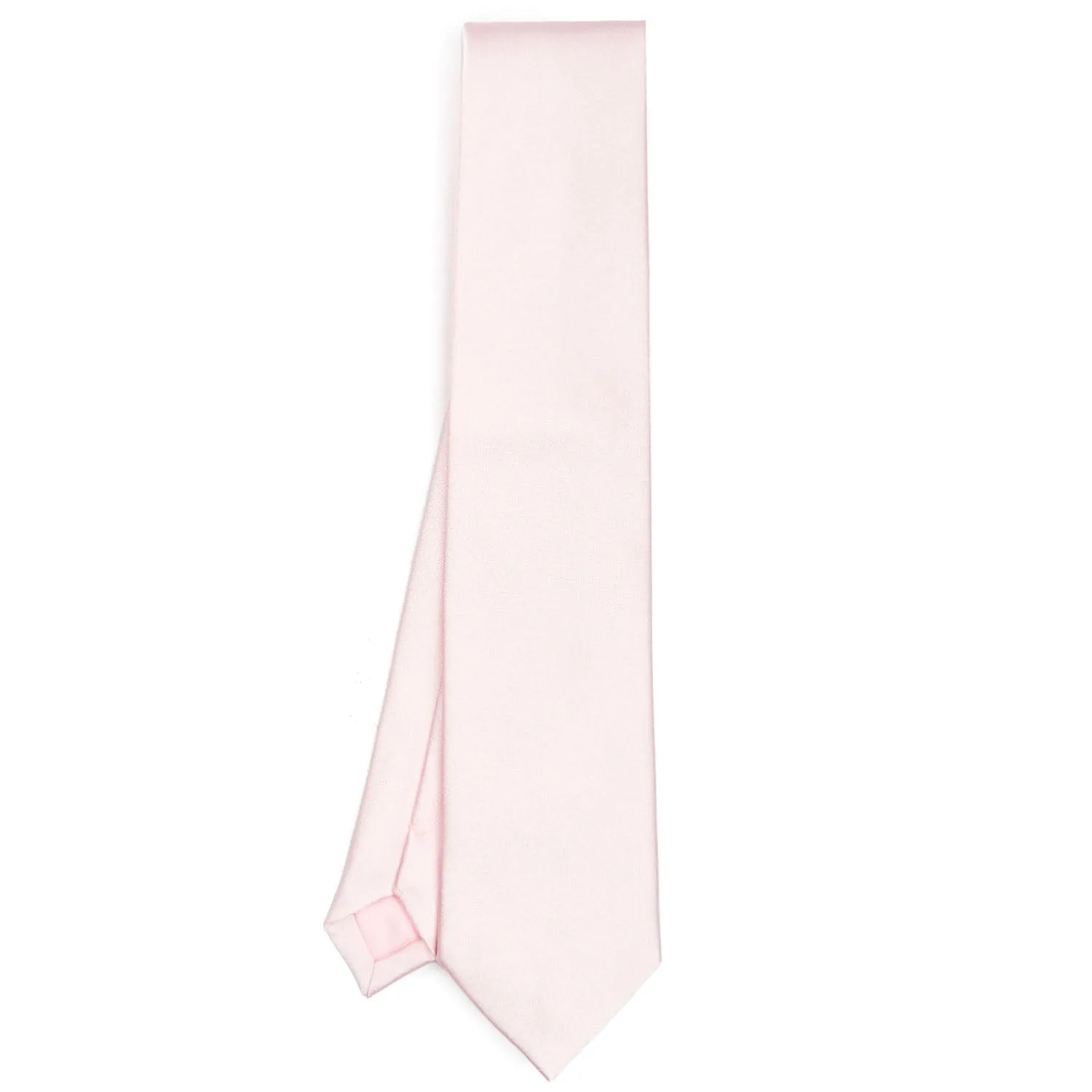 CEREMONIAL PINK SILK SATIN TIE