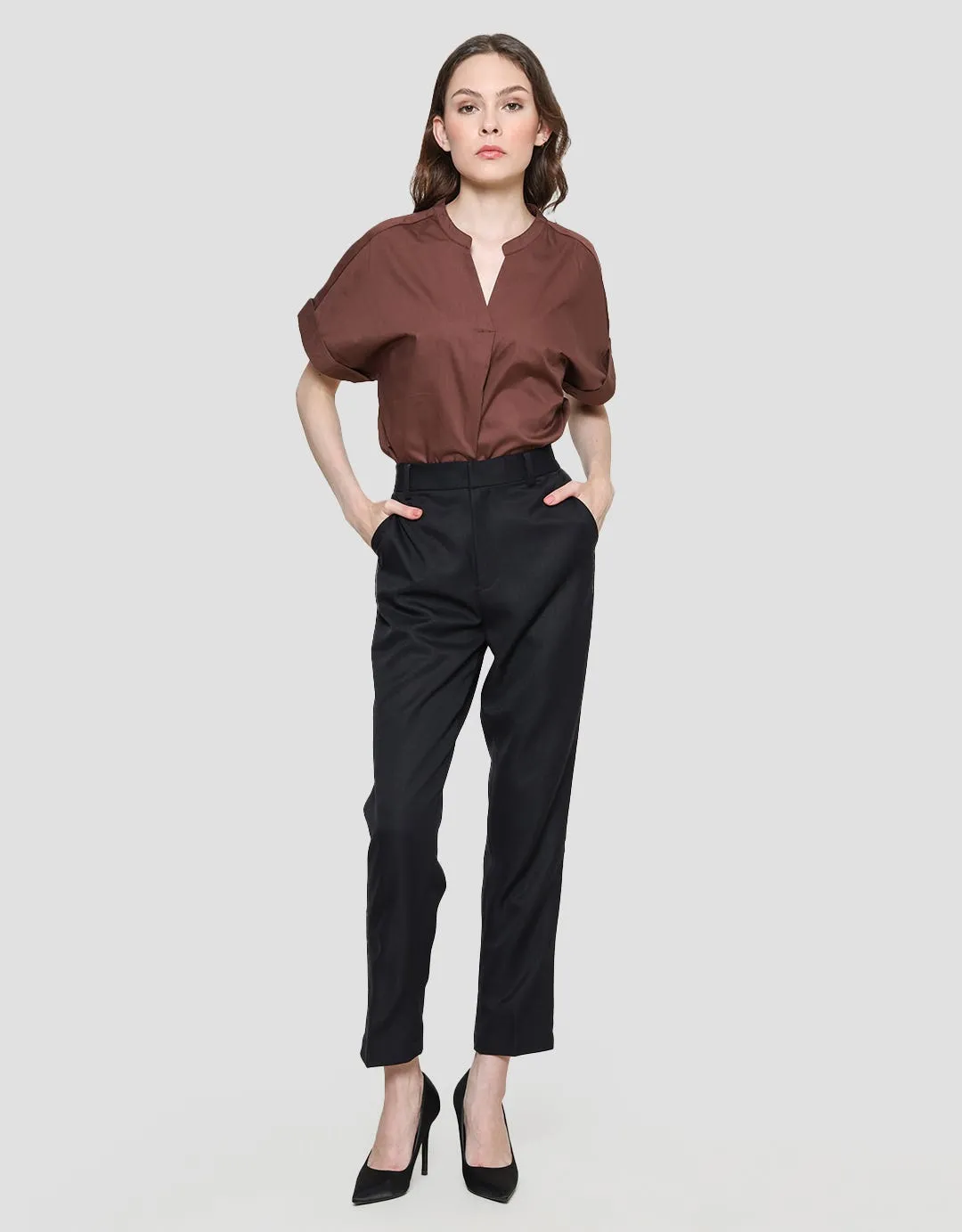 Connexion Esmtwill Basic Non Karet Celana Panjang Wanita
