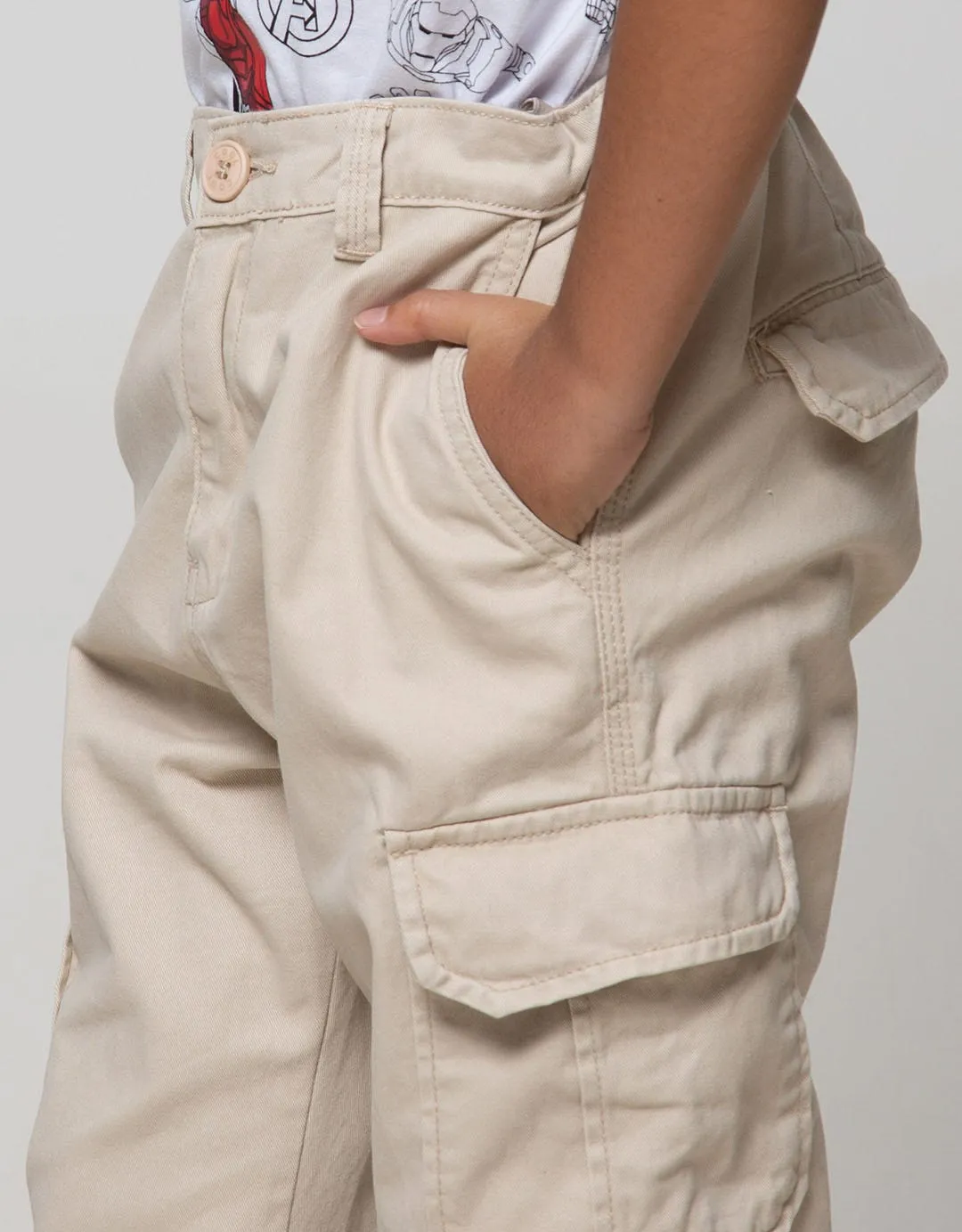 Cool Boy Celana Panjang Twill Kargo