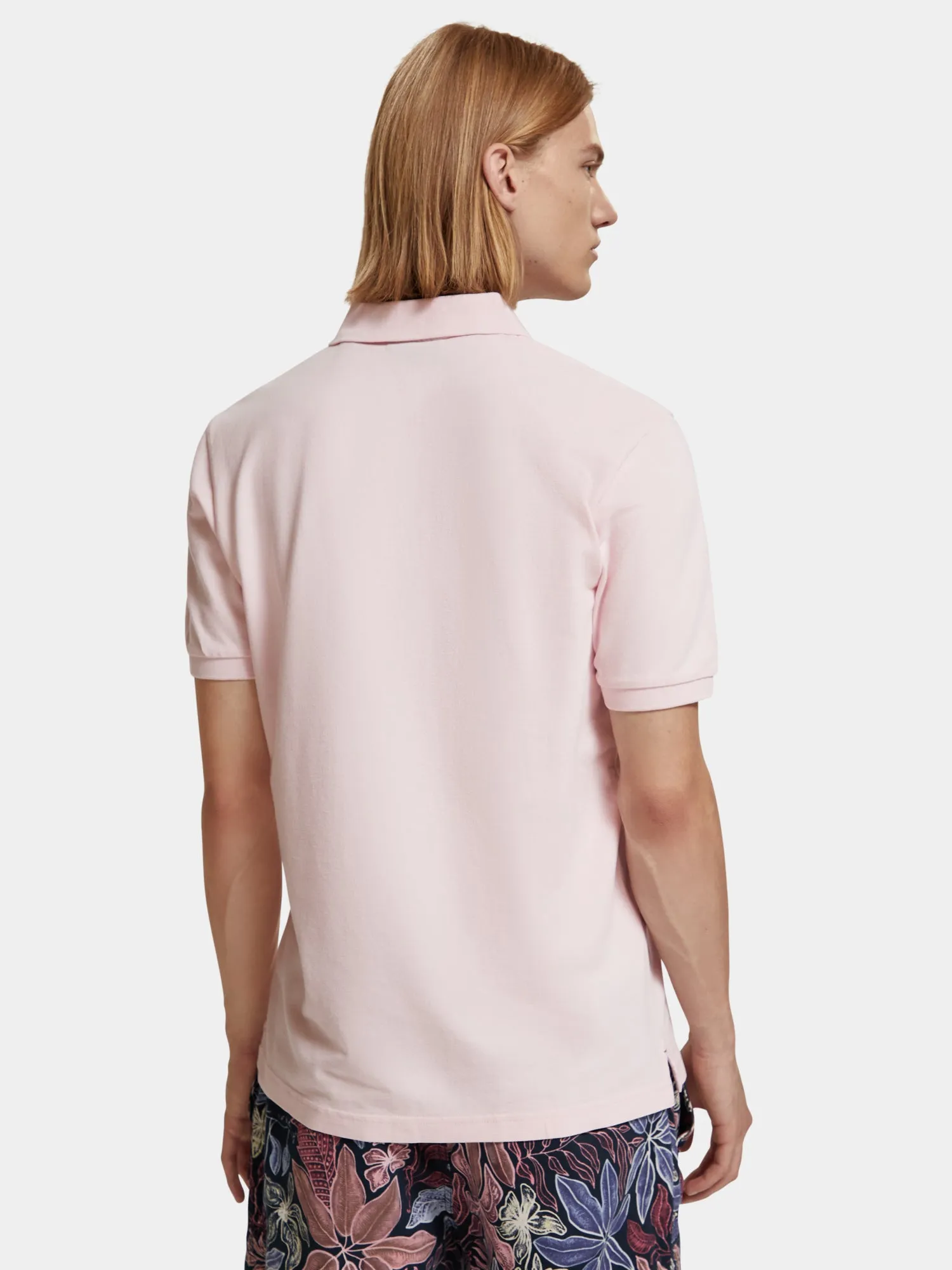 Cotton pique polo shirt