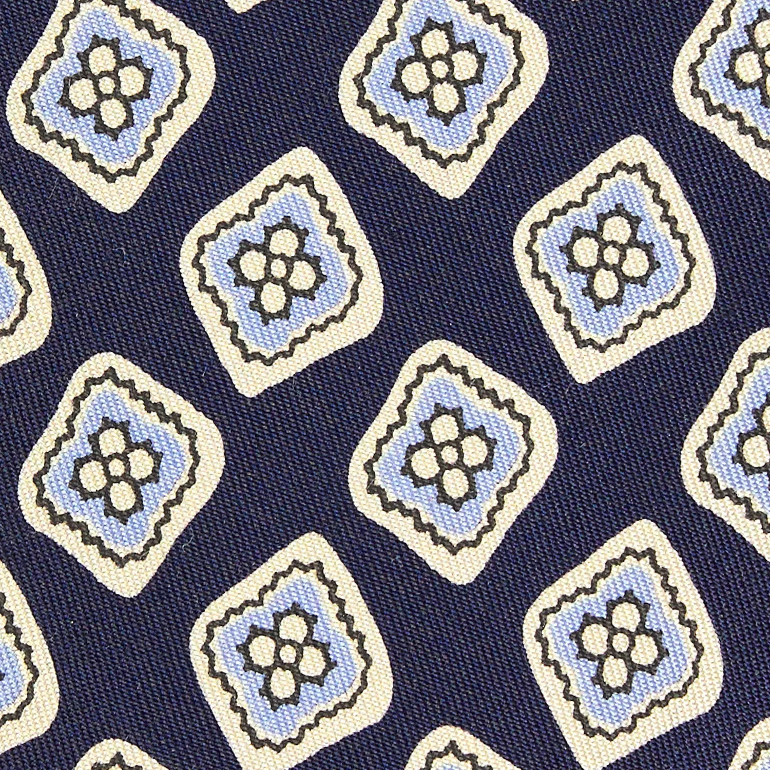 DARK BLUE SILK TIE