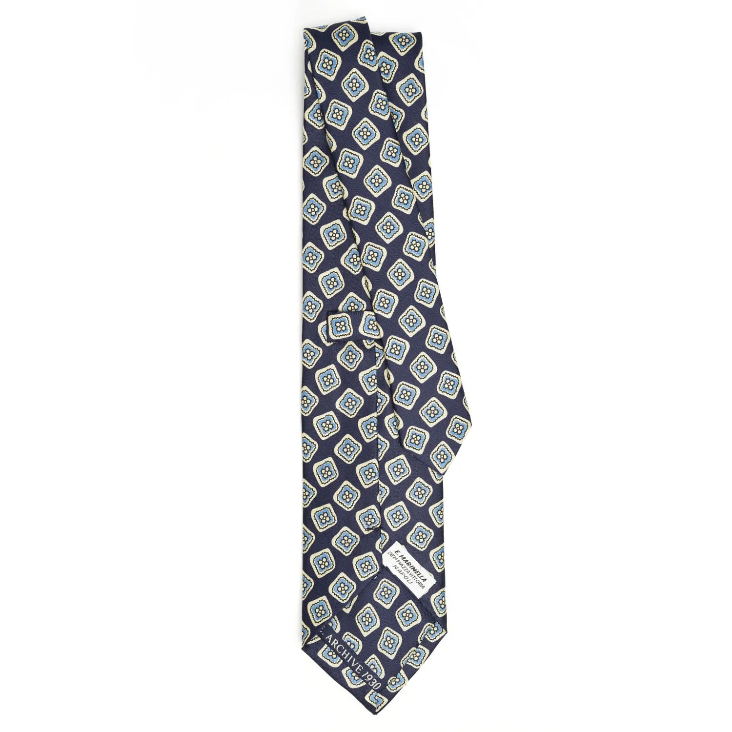 DARK BLUE SILK TIE