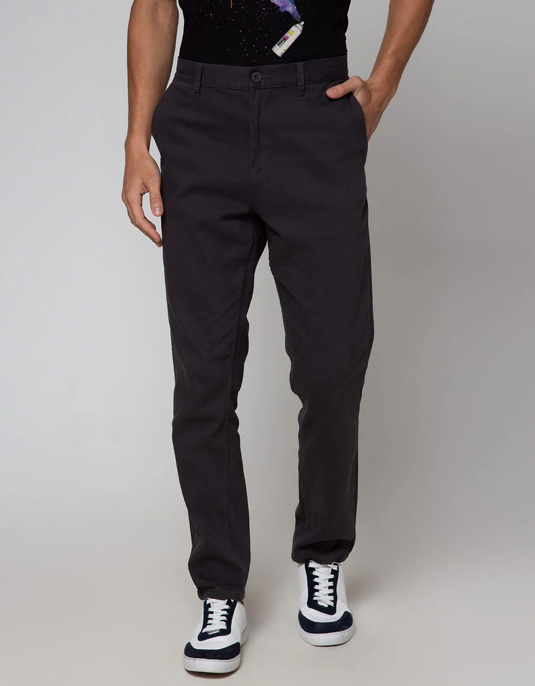 Details Celana Chinos Stretch Pria