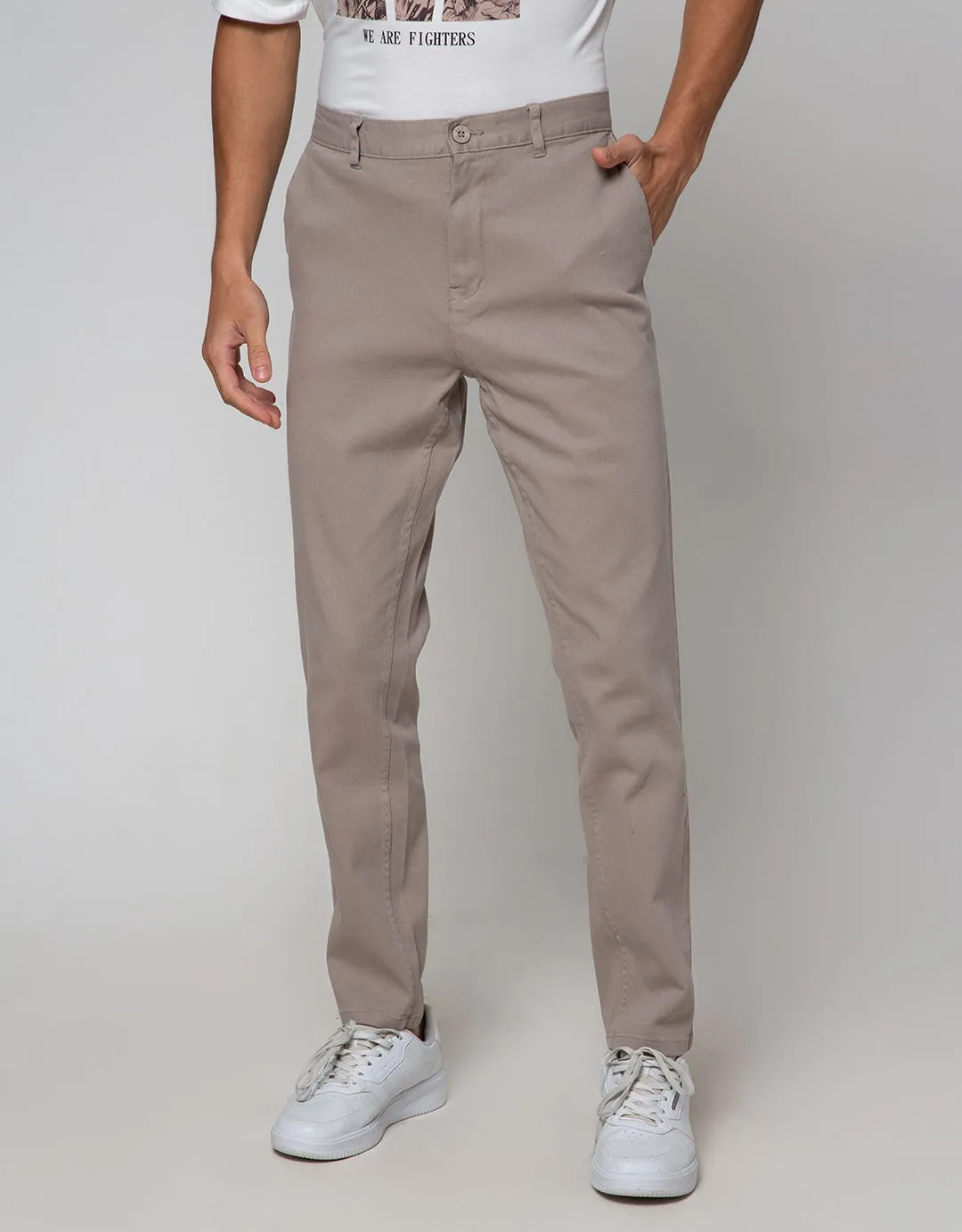 Details Celana Chinos Stretch Pria