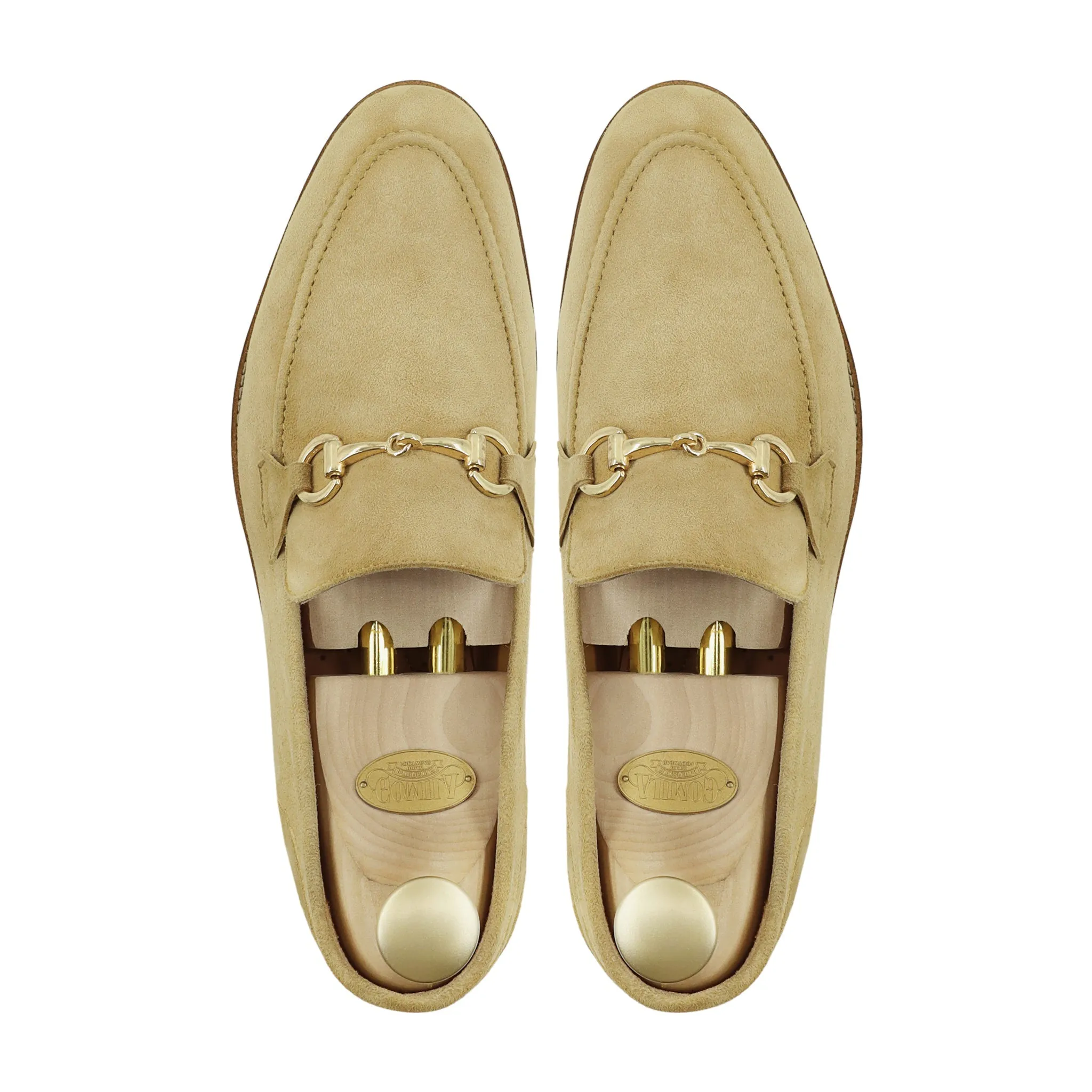 Freeza - Men's Camel Kid Suede Loafer