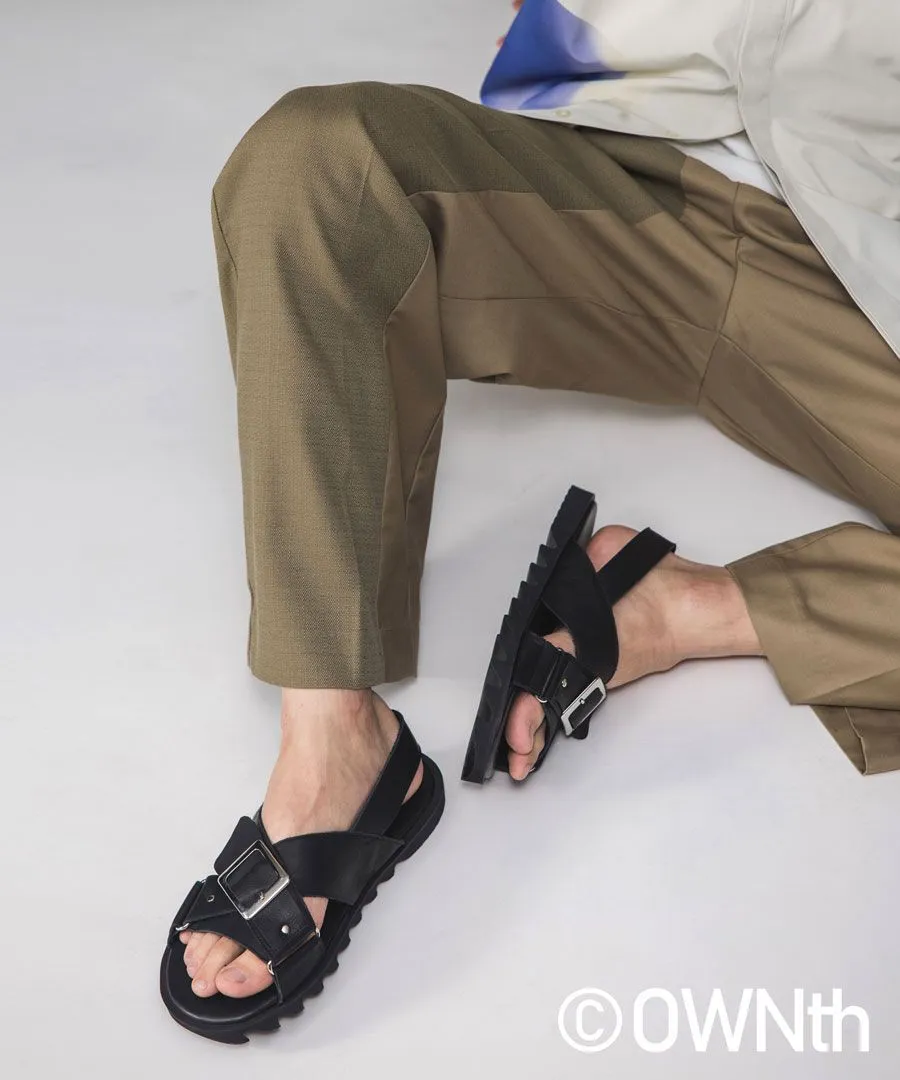 Genuine Leather Shark Sole Sandals