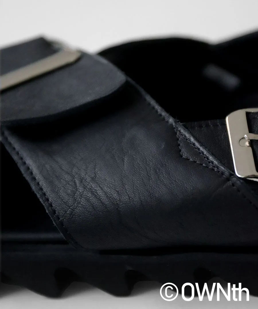 Genuine Leather Shark Sole Sandals