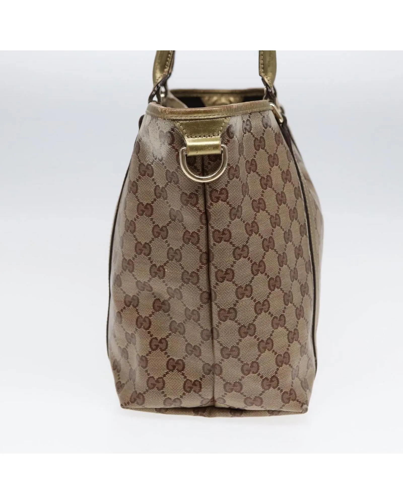 GG Crystal Tote Bag with Gold Accents