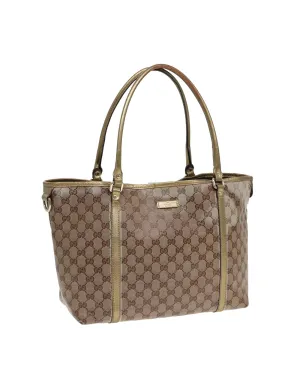 GG Crystal Tote Bag with Gold Accents