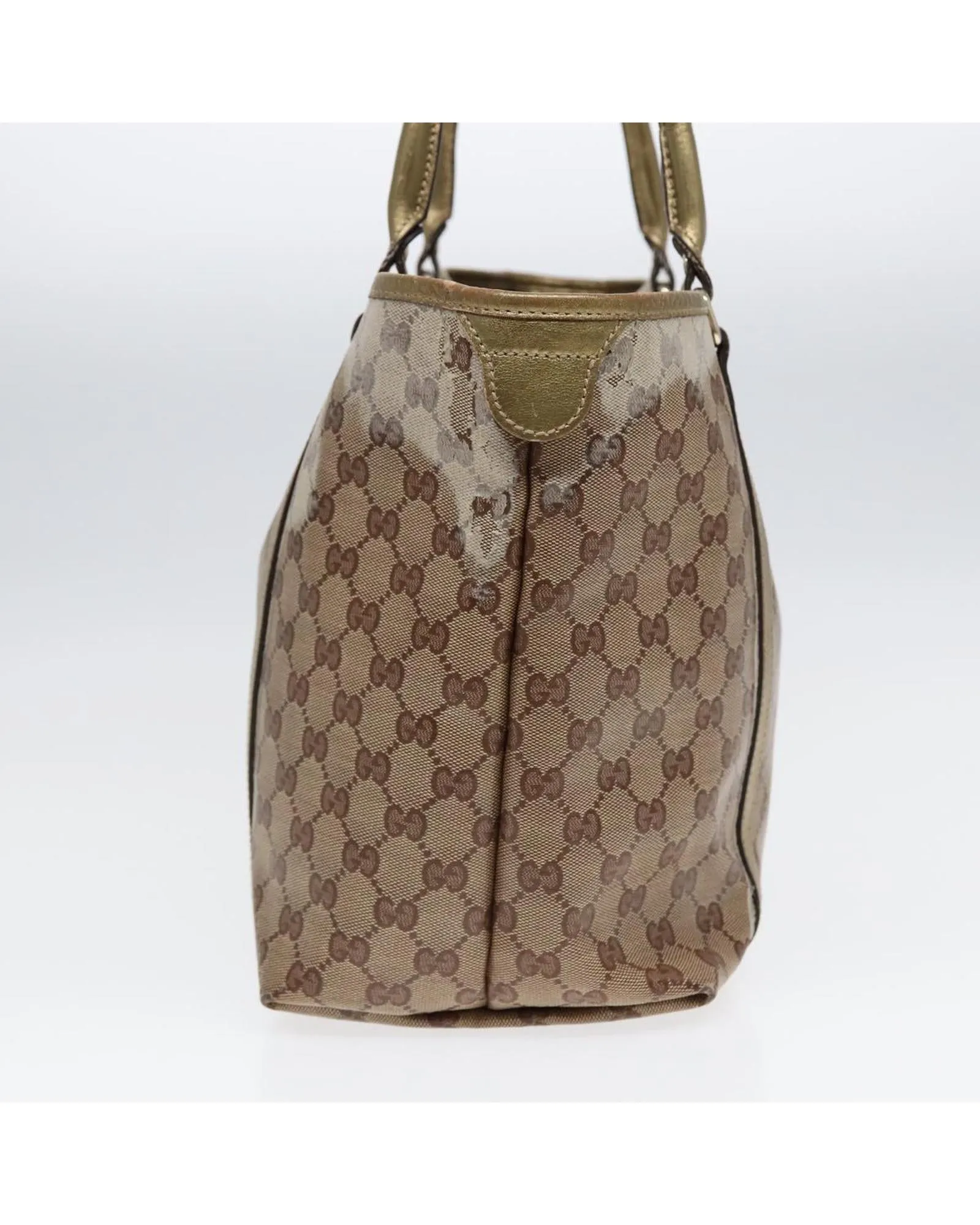 GG Crystal Tote Bag with Gold Accents