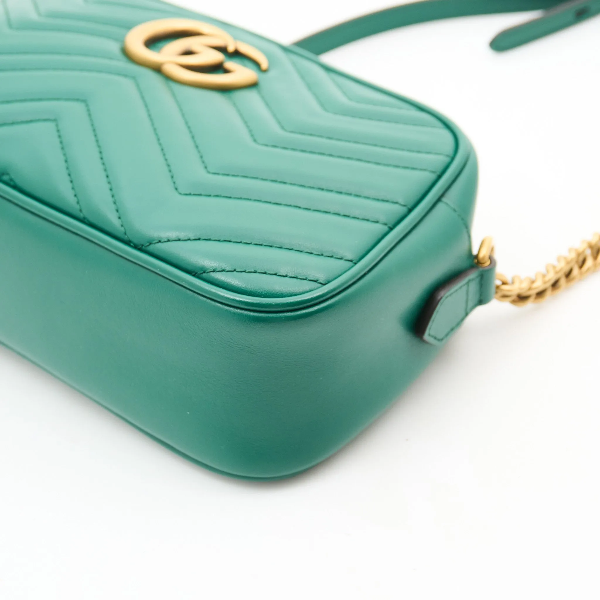 Gucci GG Marmont Green Marmont Matelassé Bag