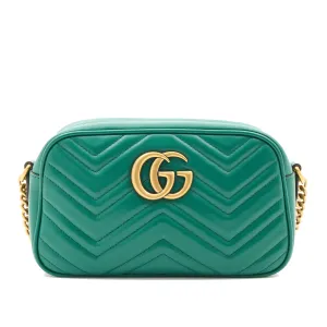 Gucci GG Marmont Green Marmont Matelassé Bag