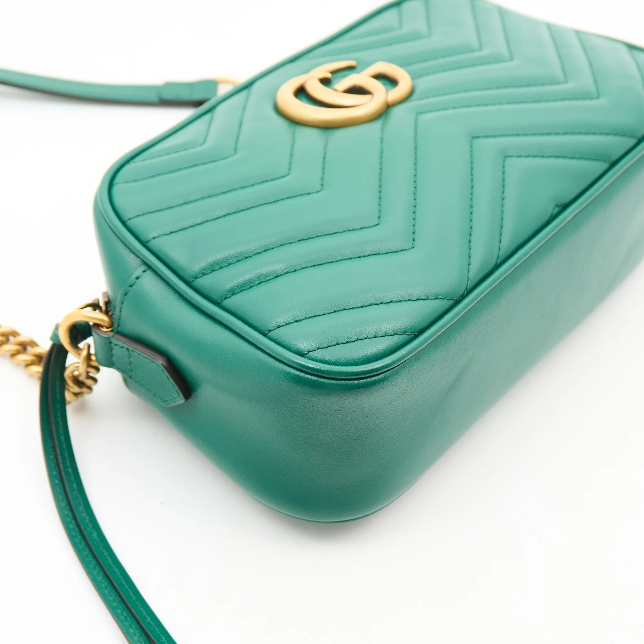 Gucci GG Marmont Green Marmont Matelassé Bag