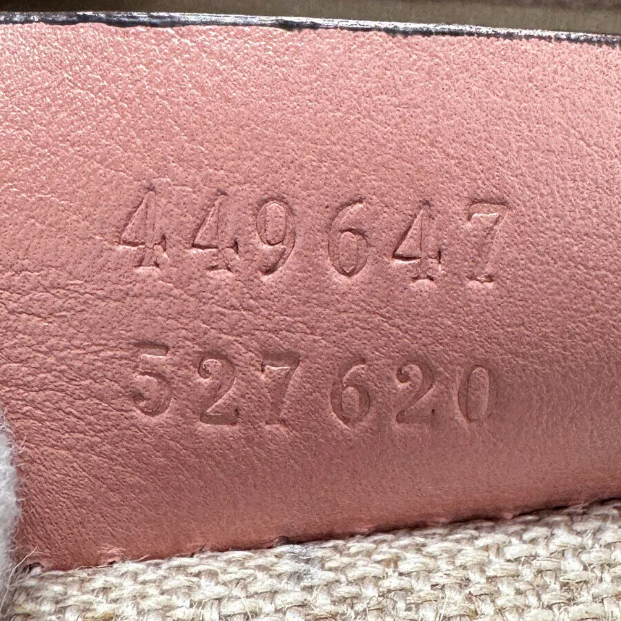 Gucci Handbag Tote Bag Pink Leather
