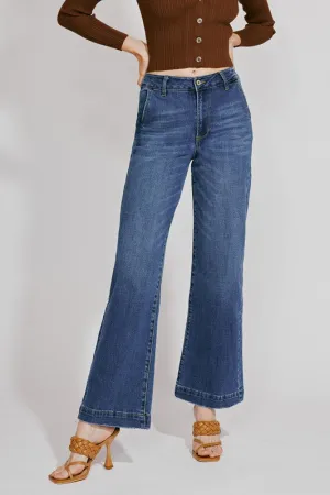 High Rise KanCan Wide Leg Trouser