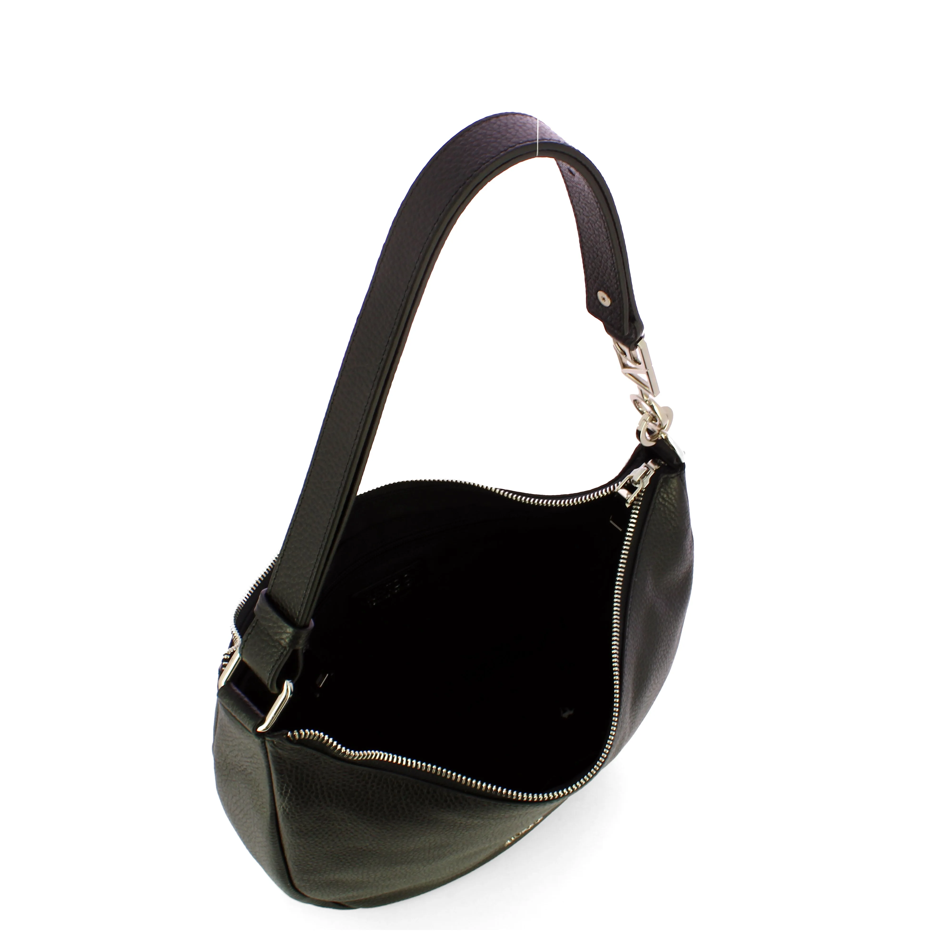 Iuntoo - Armonia Nero Small New Hobo Bag - 168092 - NERO
