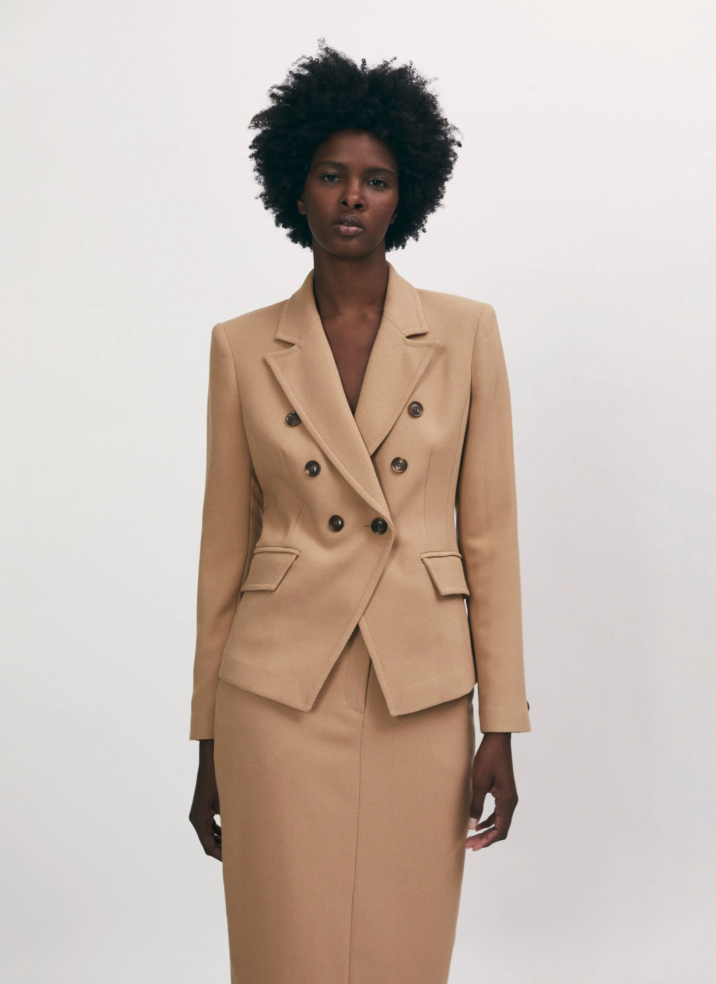 Jacket with elbow leather patch