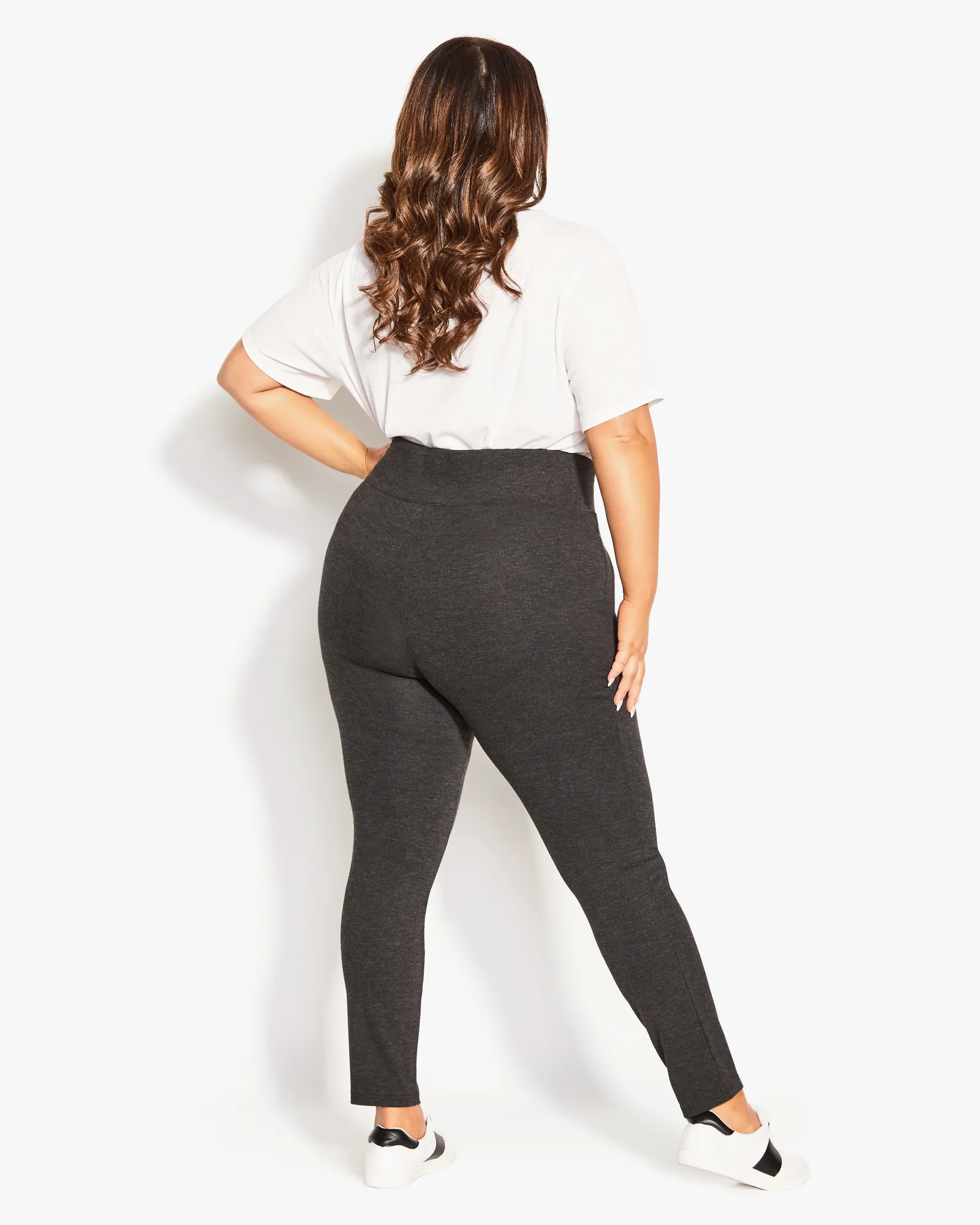 Janey Ponte Pant | Charcoal Grey