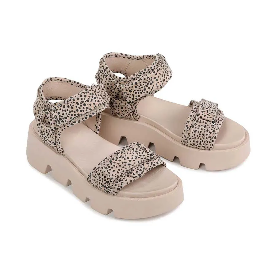 KAIDA SUEDE PLATFORM SANDALS