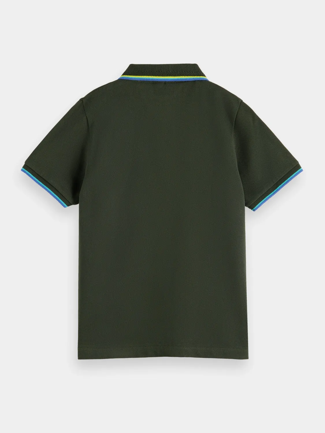 Kids - Regular-fit tipped polo shirt
