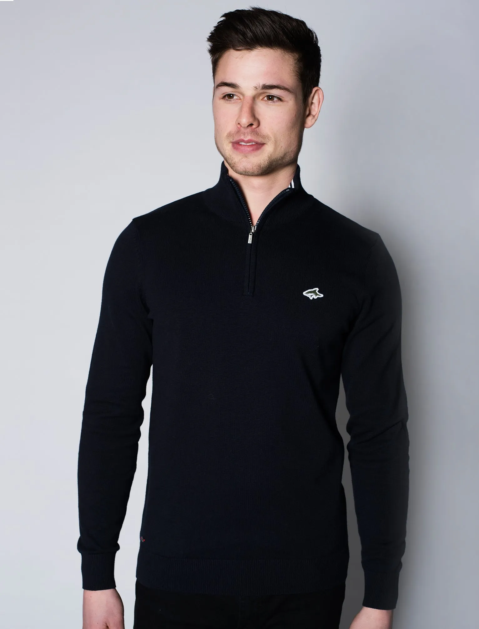 Le Shark Rimini navy jumper