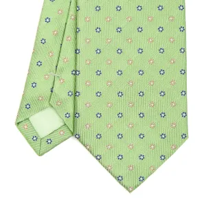 LIGHT GREEN SARTORIAL JACQUARD SILK TIE