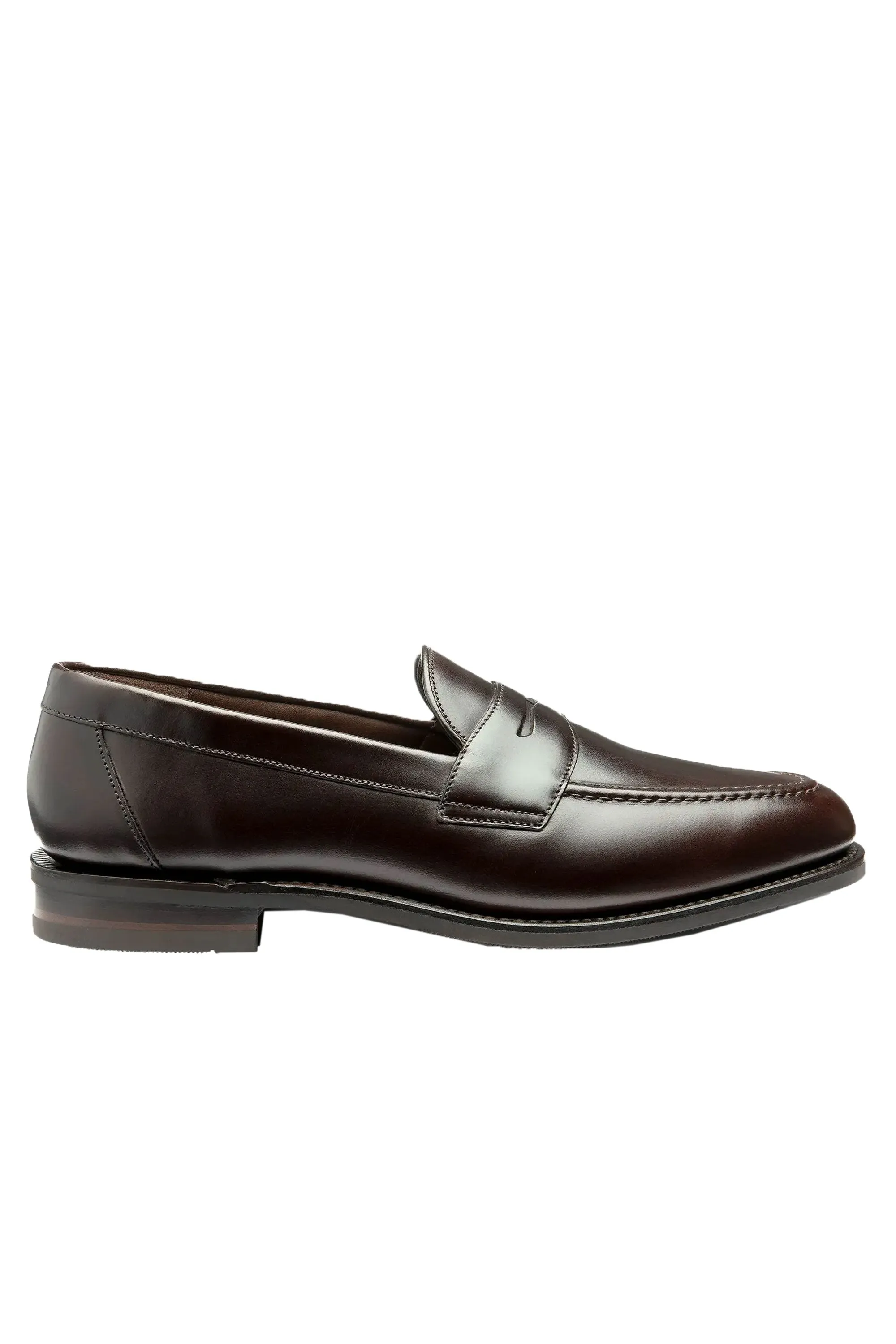 Loake Imperial Polished Penny Loafer Dark Brown