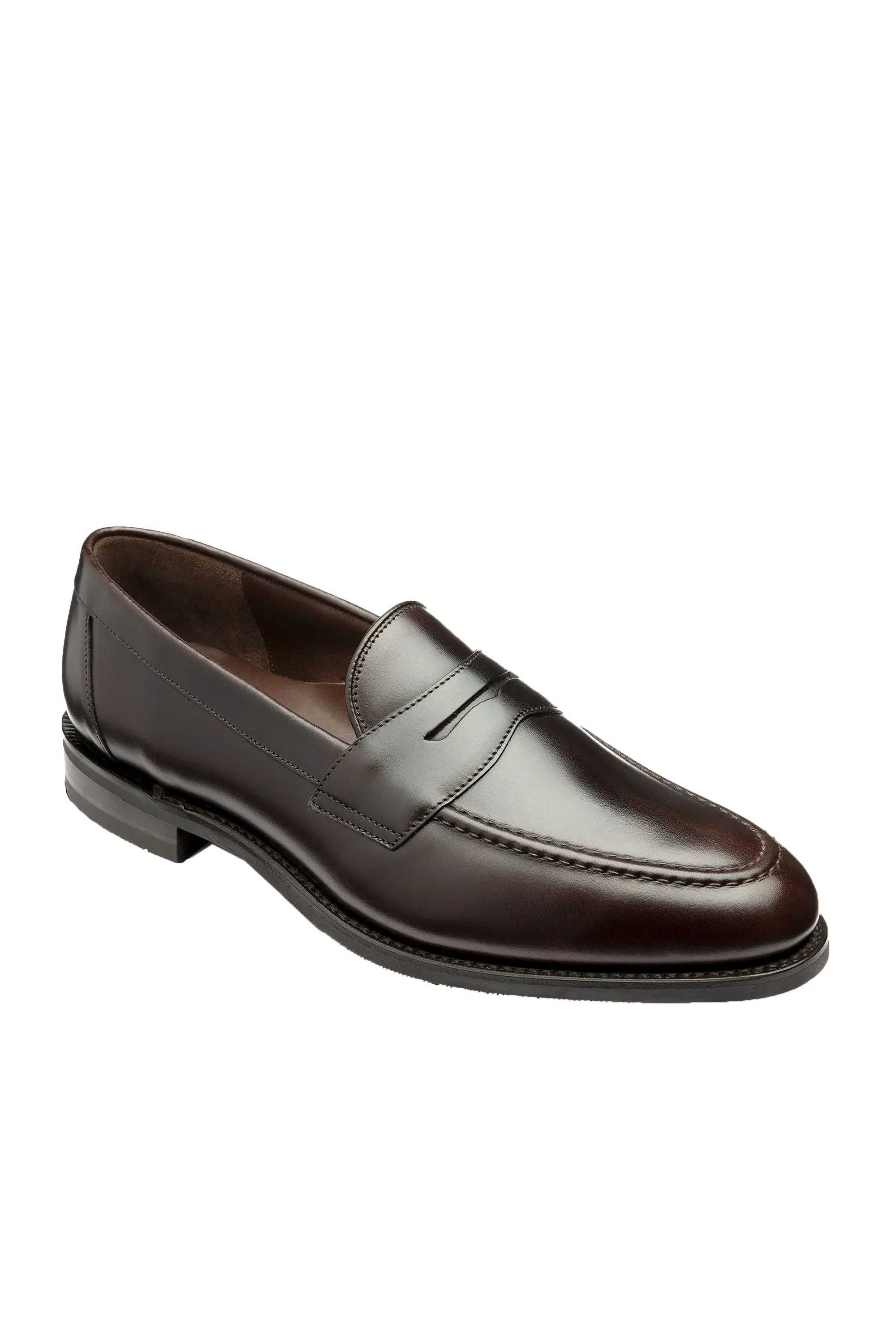 Loake Imperial Polished Penny Loafer Dark Brown
