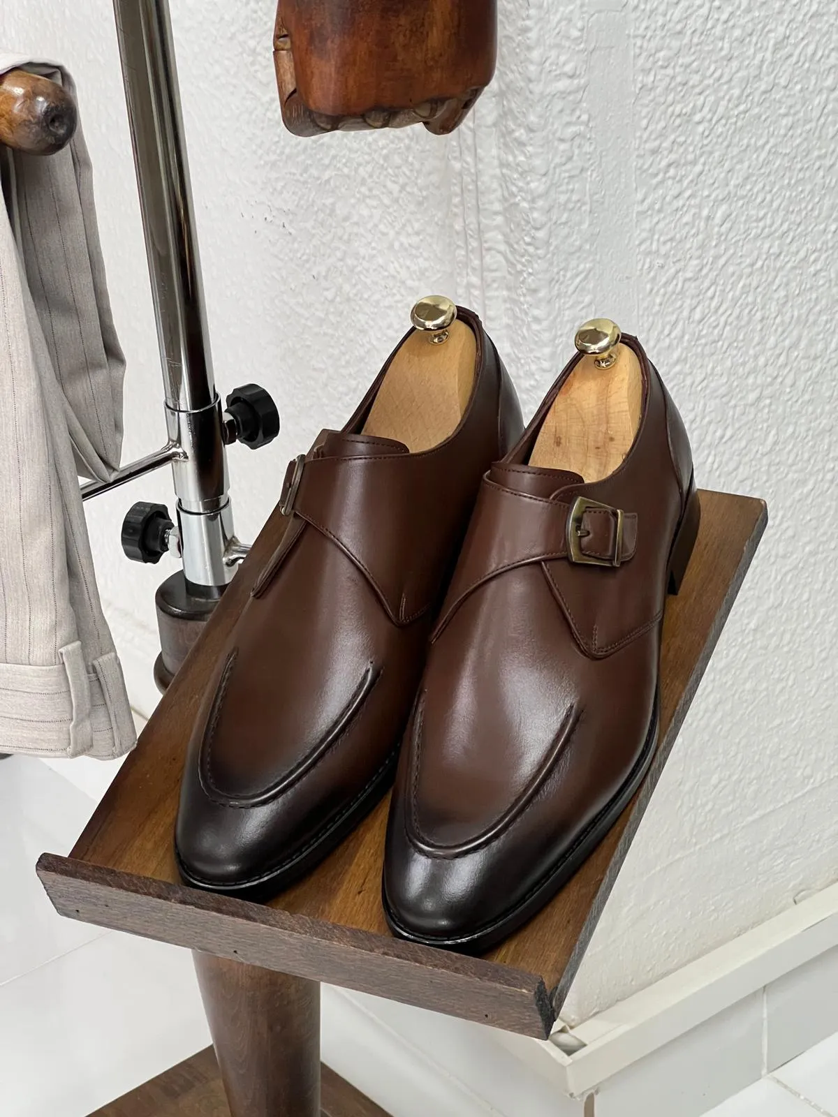 Luxe Special Edition Buckle Detailed Brown Classic Loafer