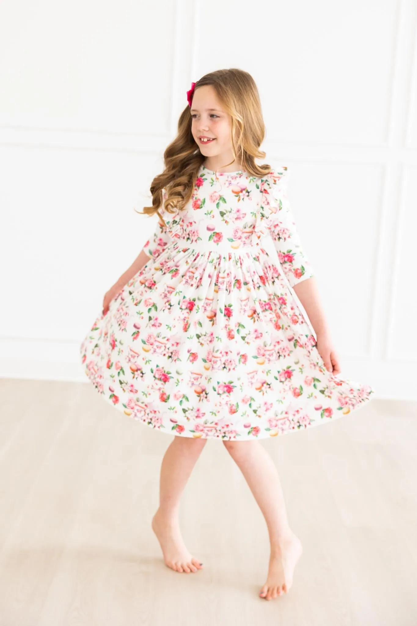 Macarons & Tea Ruffle Twirl Dress