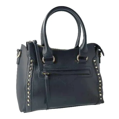MB FASCINO 85408 BLACK with Gold Accessories Handbag