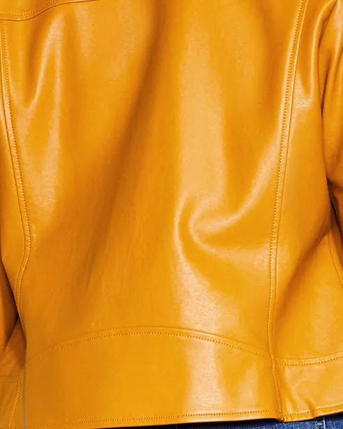 Megan Zip Jacket | Caramel