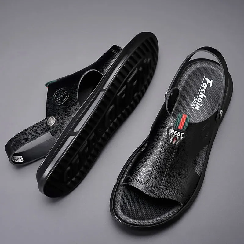 Men's Leather Summer Casual Trendy Sandals (In Stock)