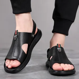 Men's Leather Summer Casual Trendy Sandals (In Stock)